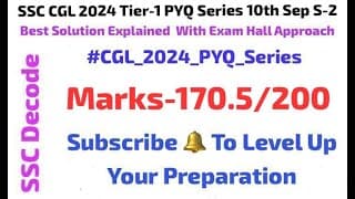SSC CGL 2024 Tier-1 PYQ Series