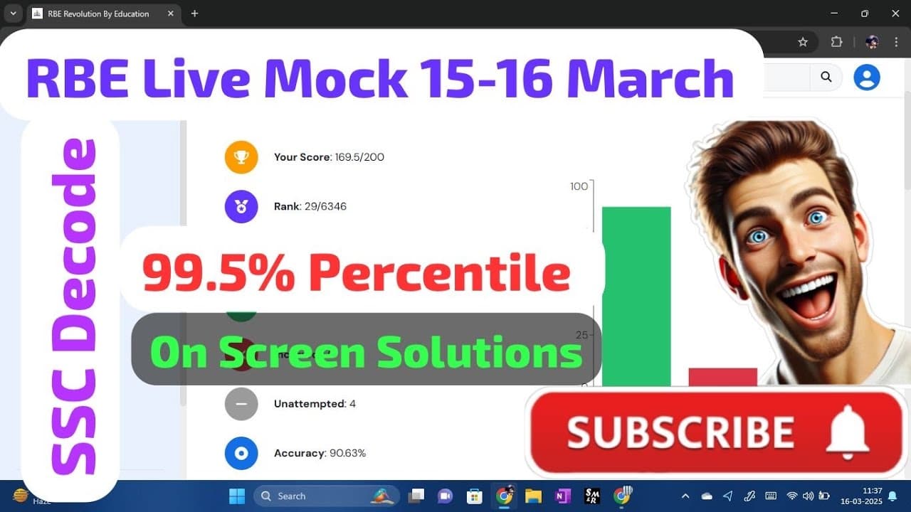 RBE SSC CGL 2025 Live Mock Series